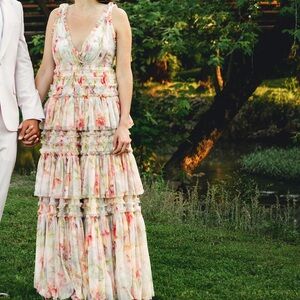 Needle and thread ruffle dress